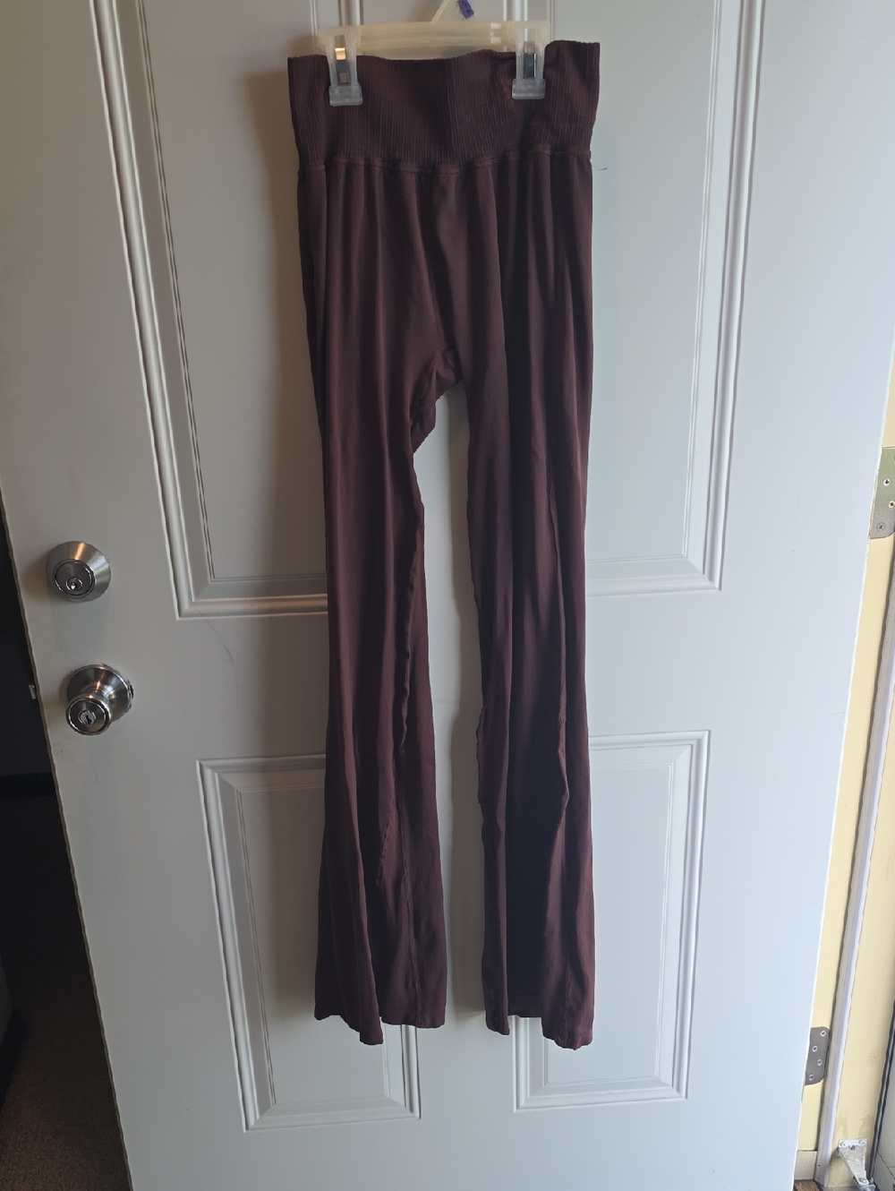 FP Movement by Free People Chocolate Brown Flare Leg Pants/ Good Karma